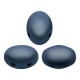 Les perles par Puca® Samos beads Metallic mat dark blue 23980/79032